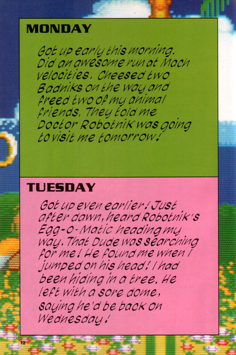 Sonic the Hedgehog Yearbook 1992 Page 8
